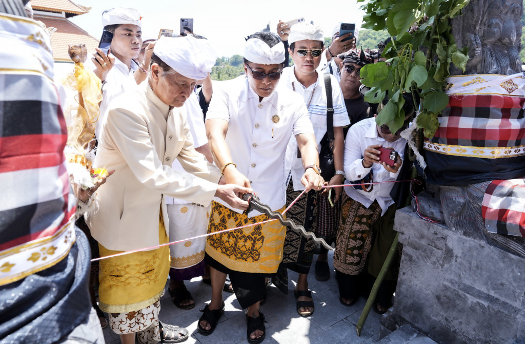 Upacara Melaspas Pura Catur Parahyangan Punduk Dawa